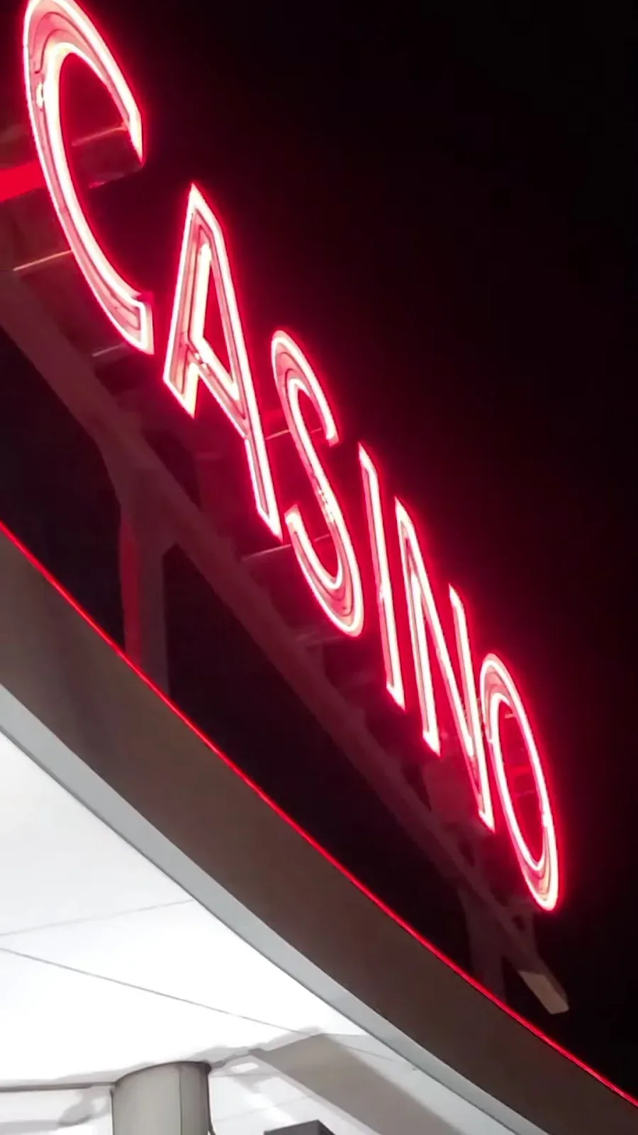 Interior detail at Hustler Casino